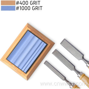 Two Whetstones Grit 400 & 1000 Gouge Sharpener